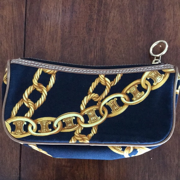 Celine fabric bag with zipper top - Picture 2 of 8